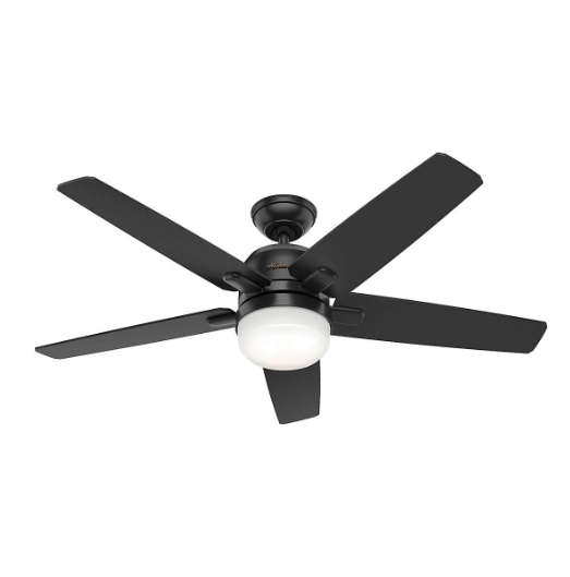 Ventilador de techo negro matte de 52 pul 50476-52IN